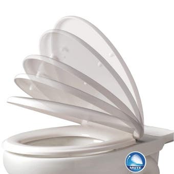 Tema D Shape Soft Close Toilet Seat