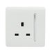 Trendi 1 Gang 13 Amp Switched Socket White