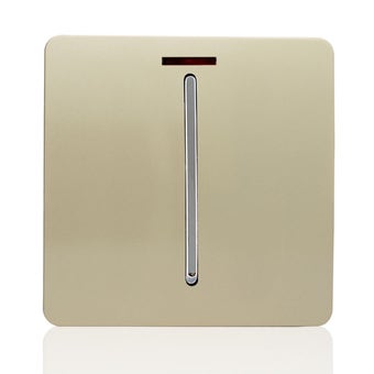 Trendi 20 Amp Switch With Neon Gold