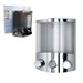 Croydex Soap And Shampoo Triple Dispenser