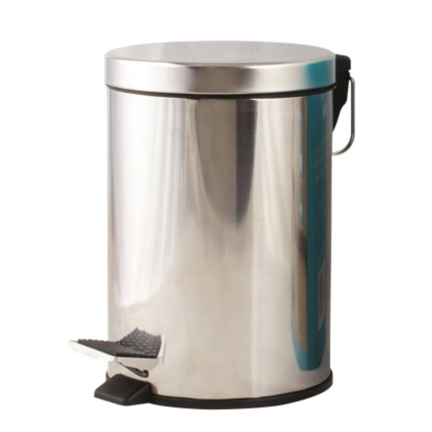 Ashley Stainless Steel Pedal Bin with Inner Bucket for Bathroom Kitchen or Office I 3L