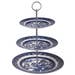 Churchill Blue Willow 3 Tier Cake Stand
