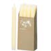 Premier 25cm Ivory Dinner Candles – Timeless Elegance for Every Table I Pack of 12