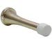 Nickel Plated Spring Door Stop 80mm – Wall and Skirting Board Protection