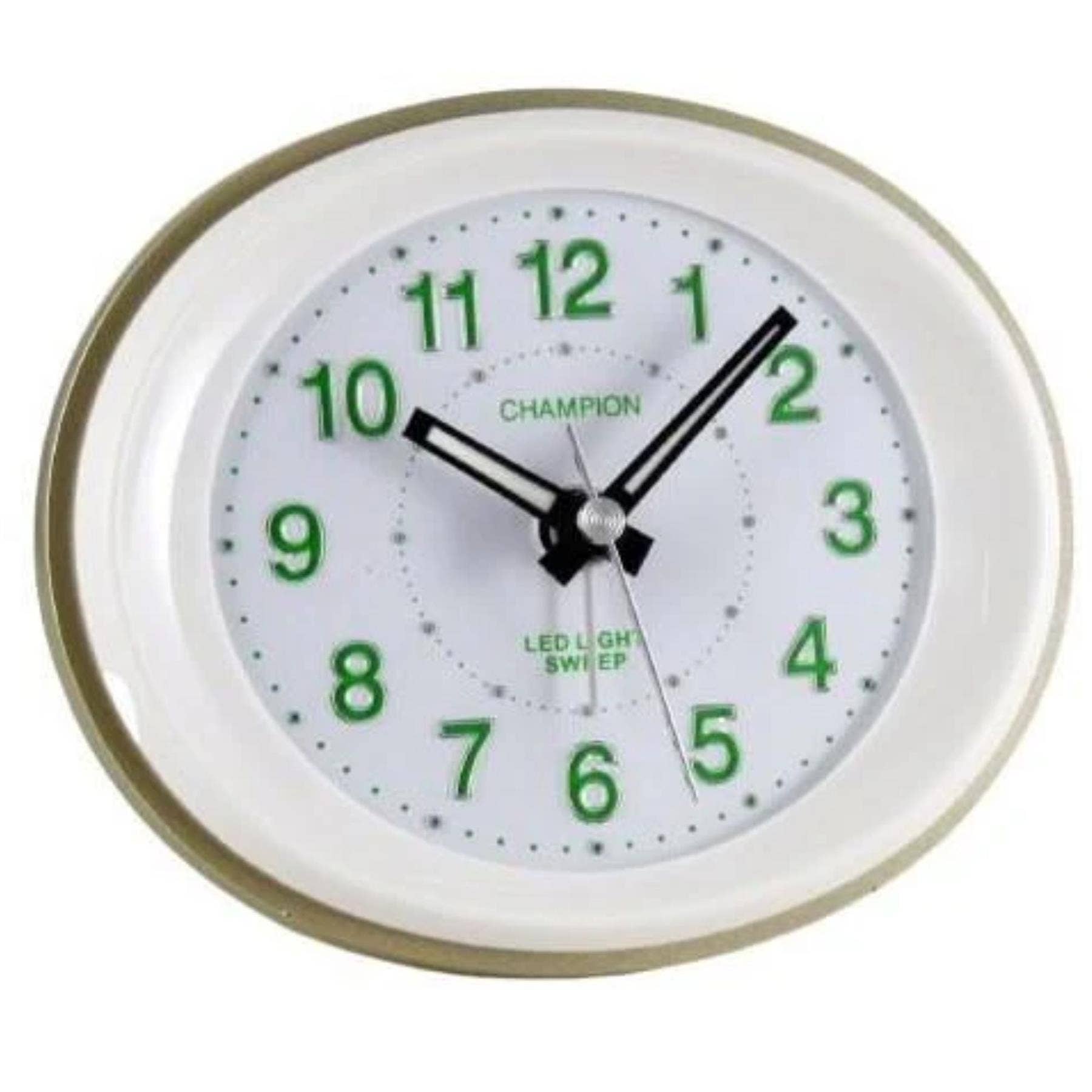 
Sweep LED Alarm Clock Gold – Elegant Timekeeping with Modern Functionality
