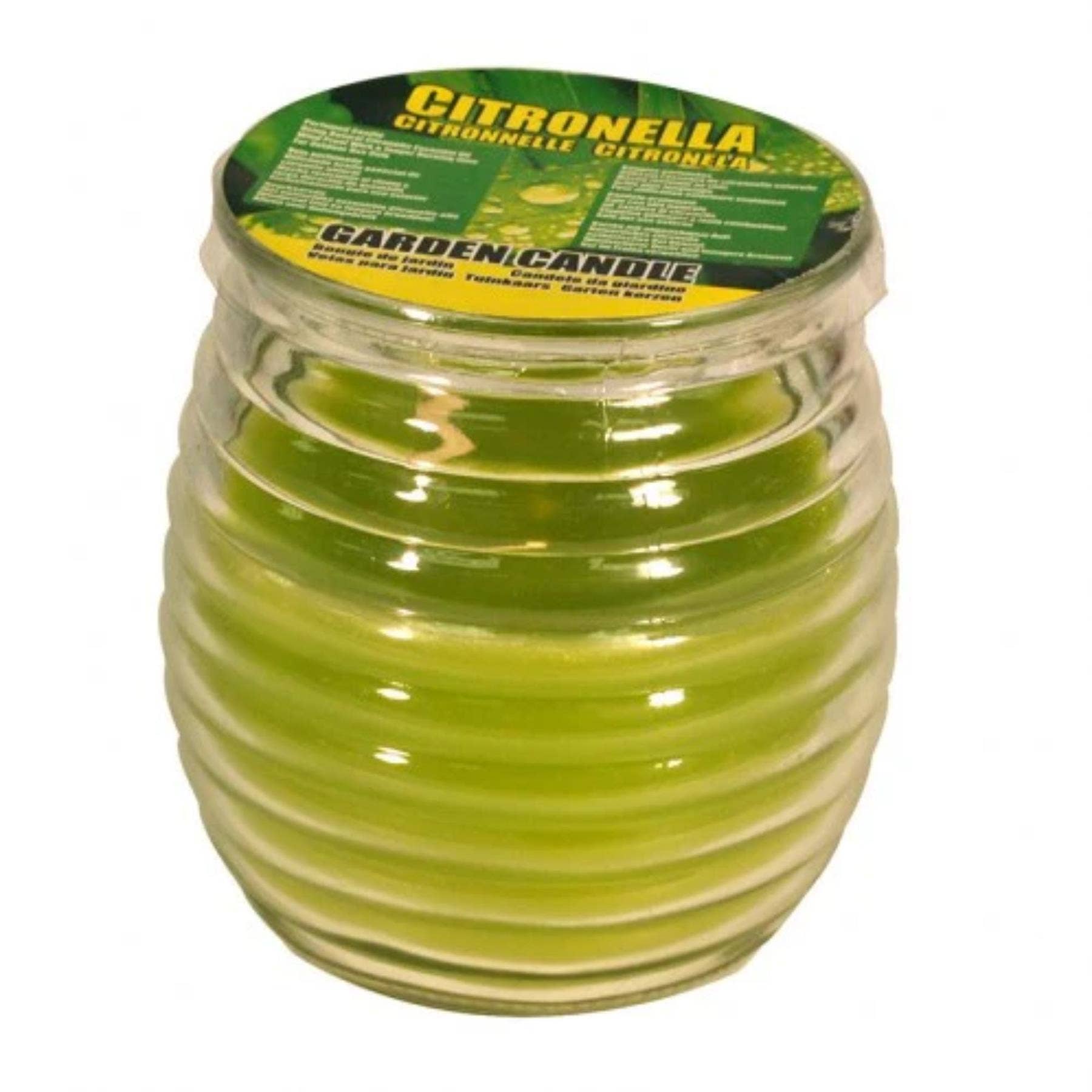 Citronella Candle in Glass Jar – Outdoor Insect Repellent Garden Candle