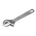 Draper Adjustable Wrench 200mm with 27mm Jaw Capacity Chrome Vanadium Steel Satin Finish