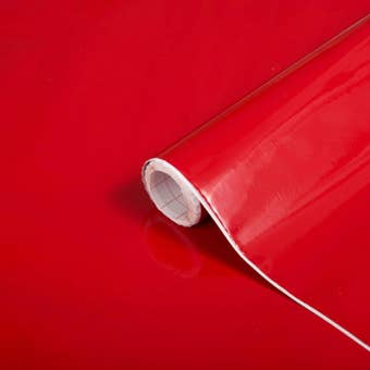 D-C-Fix Glossy Red Self-Adhesive Vinyl 67.5cm x 2m