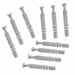 Amig 10pc Steel M6 x 41 Connecting Dowel
