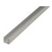 U Profile Anodised Aluminium Silver - 15mm x 22mm x 15mm x 1.5mm / 1m