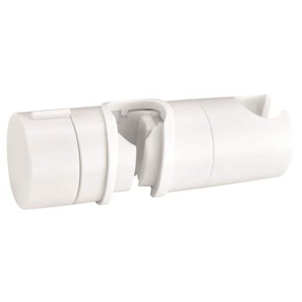 Universal Shower Height Adjuster Bracket - White