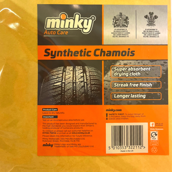 Minky Auto Care Synthetic Chamois