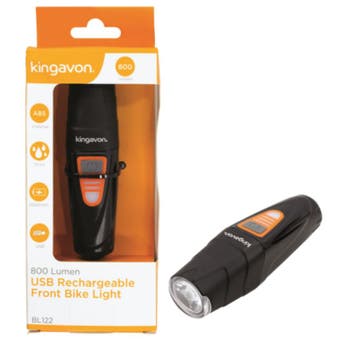 USB Rechargeable Front Bike Light - 800 Lumen