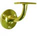 Polished Brass Handrail Support Bracket - 65mm