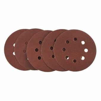 Velcro 150mm P180 Abrasive Discs - Set Of 5