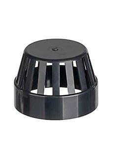 Black Waste Pipe cowl - 110mm