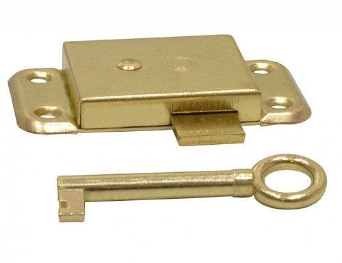 2" Eb Wardrobe Lock & Key