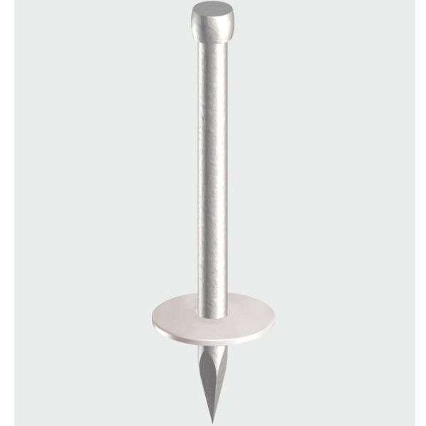 3.7mm X 35mm Washered Masonry Nails - Pack of 100