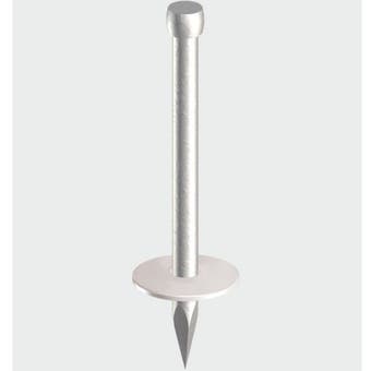 3.7mm X 35mm Washered Masonry Nails - Pack of 100