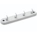 White 4 Hook Key Rack – Stylish & Practical Key Storage