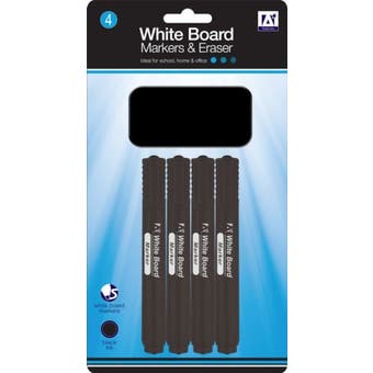 White Board Markers & Eraser