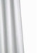 Croydex Textile Shower Curtain Plain White