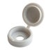 White Hinged Screw Cover & Cap - 20 Pack