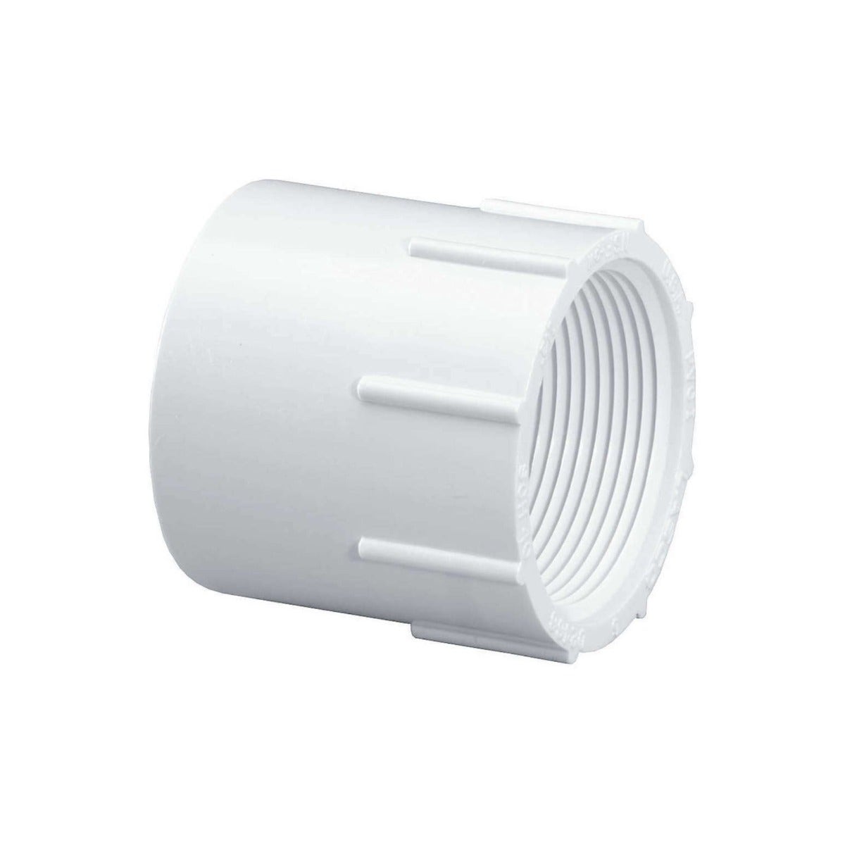 White Waste Female Adaptor 1 1/2"