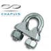 Chapuis 8mm Wire Rope Stirrup Clips - Pack of 2