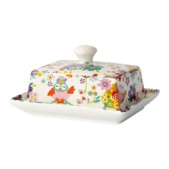 Wise Owl Butter Dish
