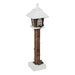 Elegant 60cm Wooden Lantern with Warm White LED Lights