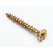 Premier 4 X 25mm Single Drive Zinc and Yellow Passivated Screw - Box of 200