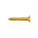 3/8" x 2 SC Slotted Brass Woodscrews with Countersunk Head (Each)