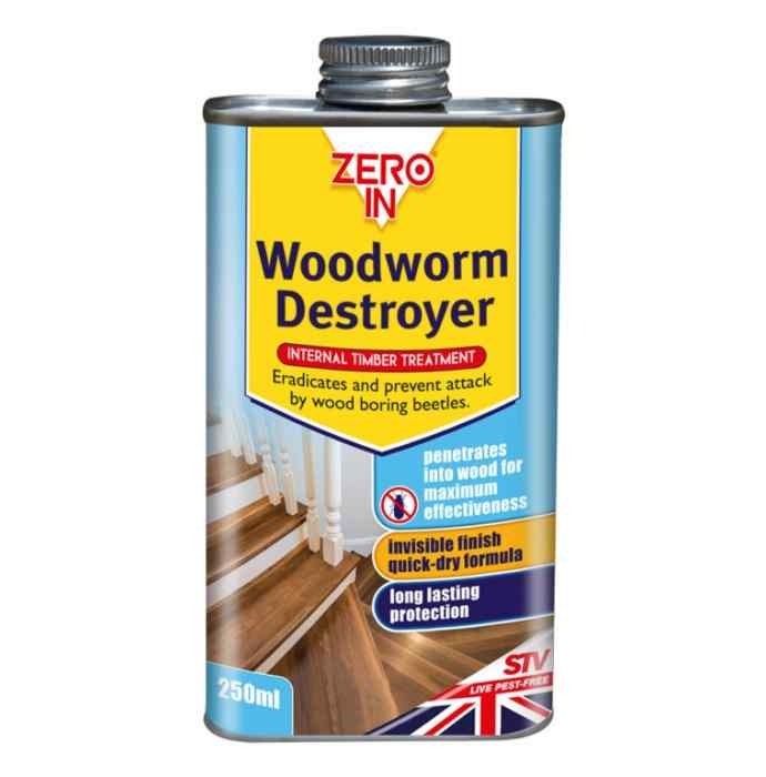 Zero In Woodworm Destroyer - 250ml Can 
