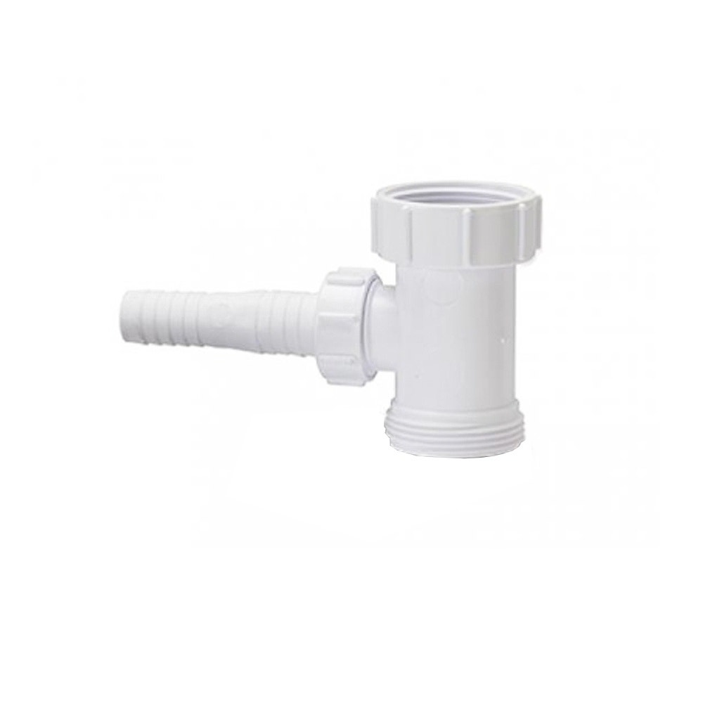 Polypipe White 40mm Washing Machine Trap Adaptor
