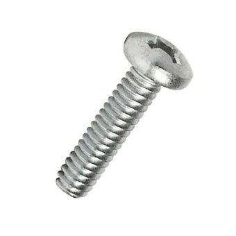 Zinc Plated Machine Screws & Nuts M4 x 20mm - Each