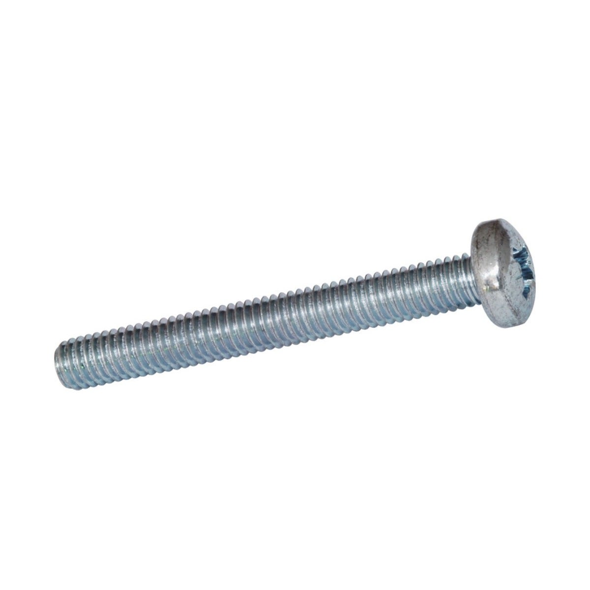 Zinc Plated Single Machine Screw - M4 x 30