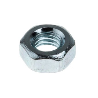 Zinc Plated Steel Hex Nuts - M4