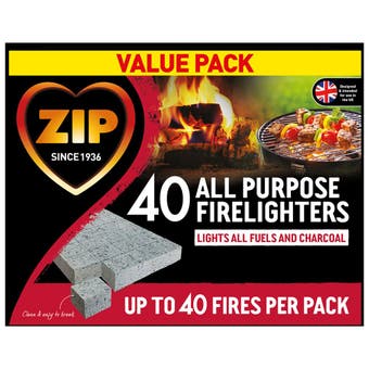 Zip Firelighters Value Pack 40