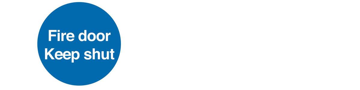 Fire Door Keep Shut Sign